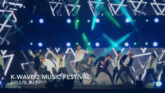 Super Junior - Black Suit, KWave2 Music Festival in Malaysia 13.01.2018 (fancam)