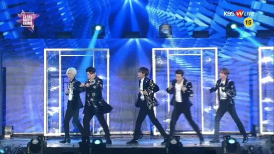 Super Junior - Intro, Black Suit, Seoul Music Awards 25.01.2018