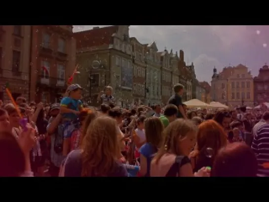 Poznan, I Love You - Bubbles (flash mob)