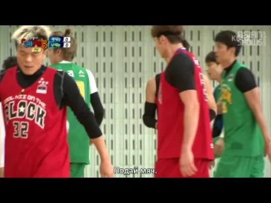 Властелины спорта | Cool Kiz on the Block Ep.38 - Christmas Special Charity Match (EXO's Kris) 131224 [рус.саб]