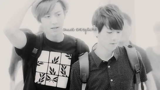 baekyeol | everytime we kiss