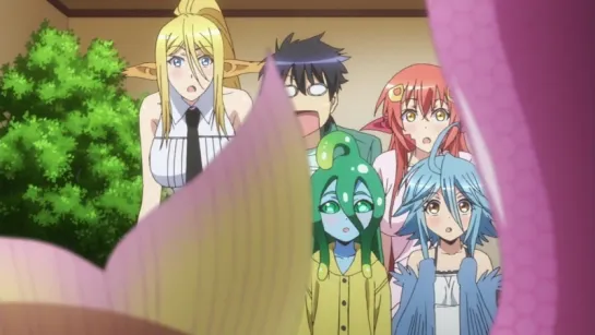 [16+] Monster Musume no Iru Nichijou | 5 серия | Повседневная жизнь с девушкой-монстром [Многоголоска] [JazzWay Anime]