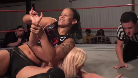 Shayna Baszler (w/Mercedes Martinez) vs Ray Lyn vs Ayzali (AIW Women's title)