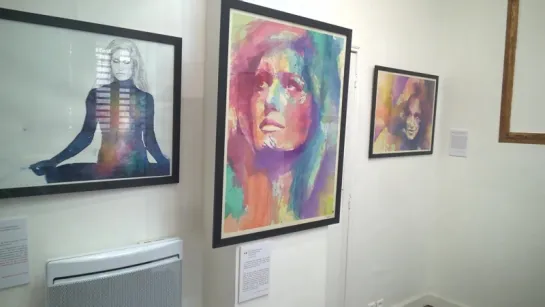 Exposition Dalida Javier Navarro Avilès, aquarelles  Artworks France Paris