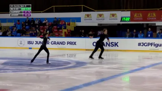 Apollinariia Panfilova ⁄ Dmitry Rylov (RUS) ¦ Pairs Short Program ¦ Gdansk 2019