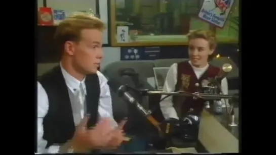 Kylie Minogue & Jason Donovan BBC Open Air Interview (1988)