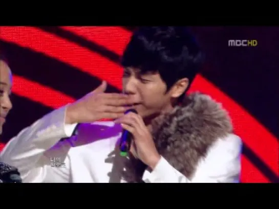 Lee Seung Gi & Baek Ji Young - My Ears Candy ,MBC Gayo Daejun 2009