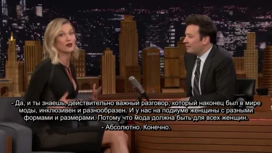 Karlie Kloss on Hosting Project Runway for a New Generation (субтитры)