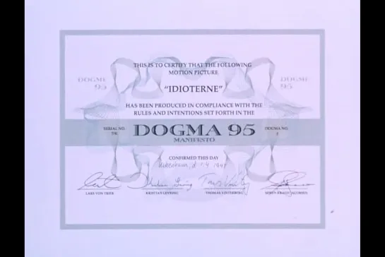 Идиоты. Догма №2 / Idioterne. Dogme #2 (Ларс фон Триер / Lars von Trier) [1998, Дания, драма]