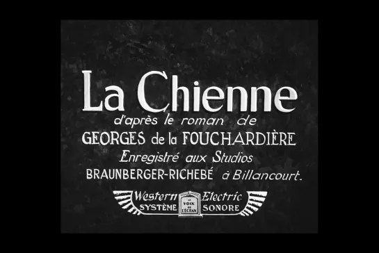 ᴴᴰ Сука / La chienne (Жан Ренуар / Jean Renoir) [1931, Франция, драма] (RUS SUB)