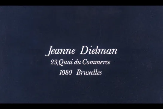 ᴴᴰ Jeanne Dielman, 23 Quai du Commerce, 1080 Bruxelles (Шанталь Акерман / Chantal Akerman) [1975, Бельгия, драма] (RUS SUB)