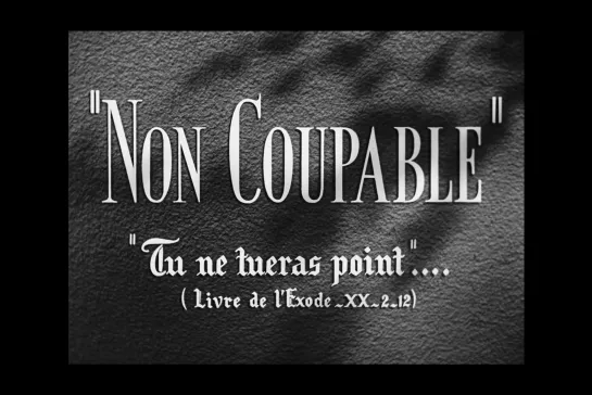 ᴴᴰ Не виновен / Non coupable (Анри Декуан / Henri Decoin) [1947, Франция, драма, криминал] (RUS SUB)