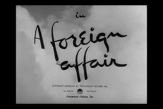 ᴴᴰ Зарубежный роман / A Foreign Affair (Билли Уайлдер / Billy Wilder) [1948, США, комедия]