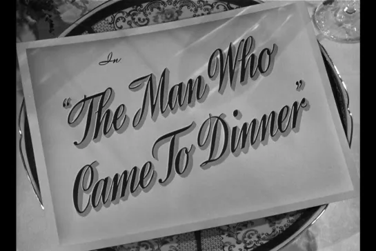 ᴴᴰ The Man Who Came to Dinner (Уильям Кайли / Уильям Кили / William Keighley) [1942, США, комедия] (RUS SUB)