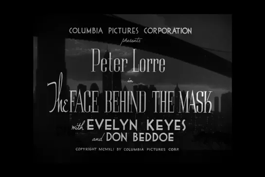 ᴴᴰ Лицо под маской / The Face Behind the Mask (Роберт Флори / Robert Florey) [1941, США, драма, криминал] (RUS SUB)