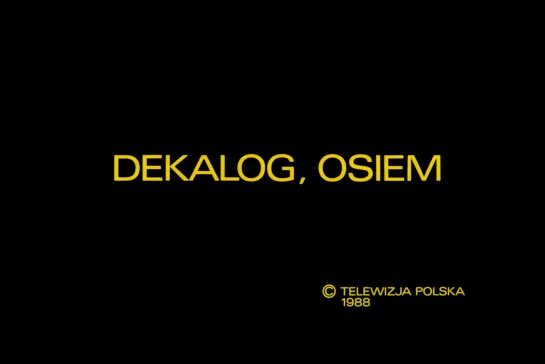 ᴴᴰ Декалог / Dekalog: PART 8 (Кшиштоф Кесьлёвский / Krzysztof Kieslowski) [1988-1990, Польша, Германия (ФРГ), драма] (RUS SUB)