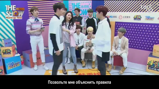 [Ten.Up!] 160419 Время разогрева UP10TION @ The Show (рус.саб)