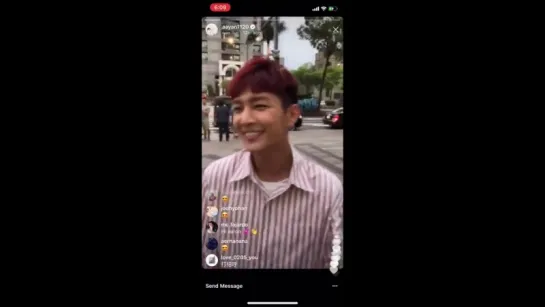 [INSTAGRAM LIVE] 炎亞綸 Aaron Yan on Ximending 03.04.2018