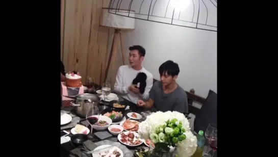 [FB LIVE]  Aaron Yan’s gathering with Chen Sun Hua, Shatina Chen and other friends (20161130)