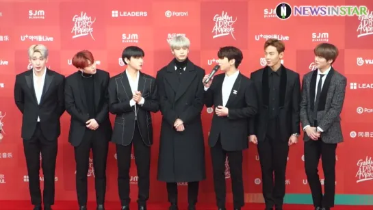 [VK][190106] MONSTA X Red Carpet at 2019 Golden Disc Awards @ NEWSINSTAR