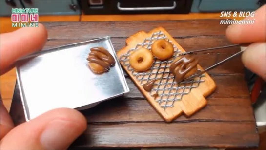 Miniature cooking - doughnut ,donuts