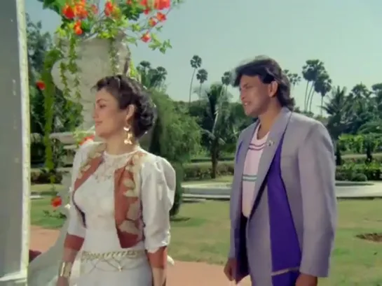 Hoton Pe Tumne Pyar Likha Hai - Mandakini, Mithun Chakraborty - Dushman - Bollyw