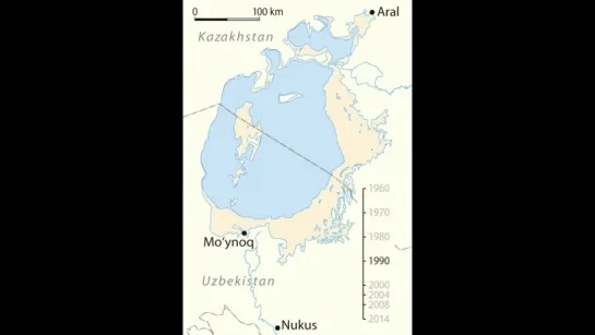 ГИБЕЛЬ АРАЛЬСКОГО МОРЯ 1960-2014