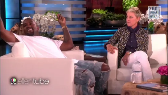 Kanye West интервью на шоу Ellen русский язык (The Flowmastaz)