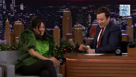 Cardi B на шоу Jimmy Fallon'a Русский язык (Flowmastaz)