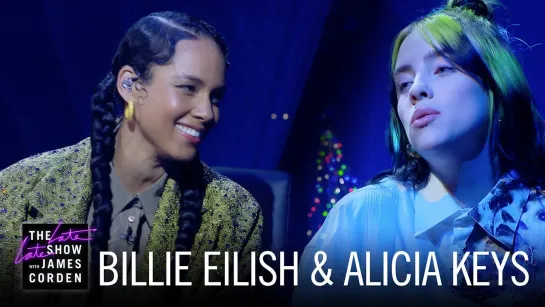 Billie Eilish & Alicia Keys Perform Ocean Eyes