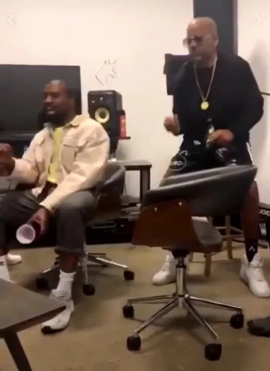 kanye freestyle dame dash studio 2