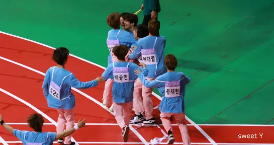 [Sweet Y] 190812 Golden Child 400m relay finals