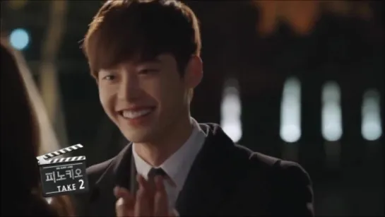 Lee Jong Suk  Park Shin Hye - Funny Moment BTS