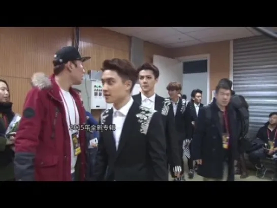 150117  Golden Disk Backstage EXO cut @ iQiyi channel