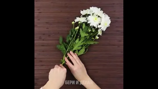 Как создать радужные цветы.💐😍