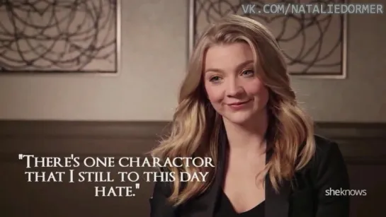 Natalie Dormer: Who is the best written Game of Thrones character? [rus sub]