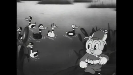 Looney Tunes 1937 - Porky - Porky cazador de patos