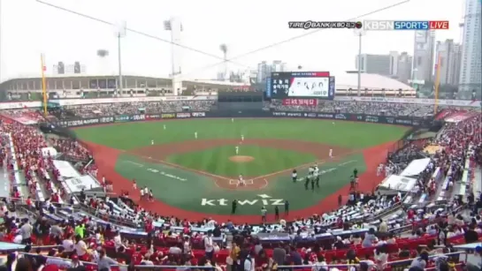 [VIDEO]160910 Baseball Match KT Wiz VS KIA Tigers