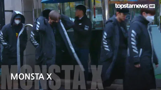 [VK][09.11.18] MONSTA X on the way Music Bank @topstarnews