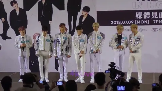 [VK][09.07.18] Press conference The 2nd World Tour THE CONNECT in Hong Kong @4k live