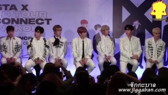 [VK][29.06.18] Press conference with  MONSTA X  2018 WORLD TOUR “THE CONNECT” in BANGKOK @LoveJiggaban Ch