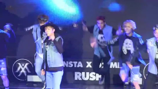 [VK] [07.09.15] Monsta X - HERO @ шоукейс "Rush"