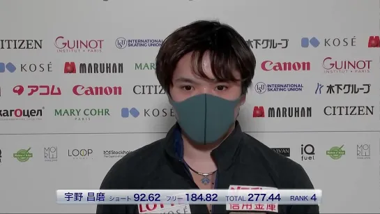 Shoma Uno | ISU World Figure Skating Championships | d. 6 after FS comment | 27.03.2021 | Full