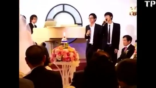 [PreDebut] CNU B1A4 Singging in Wedding ceremony