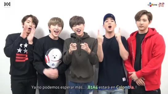 [GREETINGS][160115] B1A4 @ "B1A4 ADVENTURE 2015 in Colombia" Greeting Message