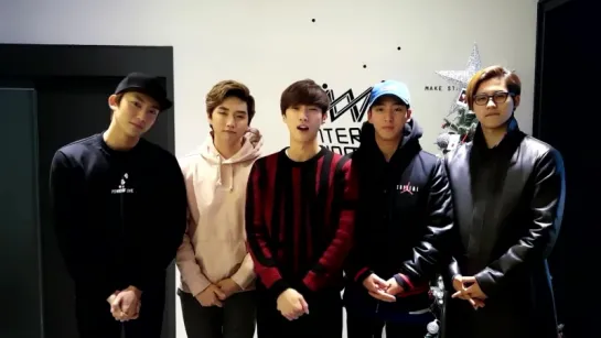 [GREETINGS][151221] B1A4 @ Greeting for MelOn Showing