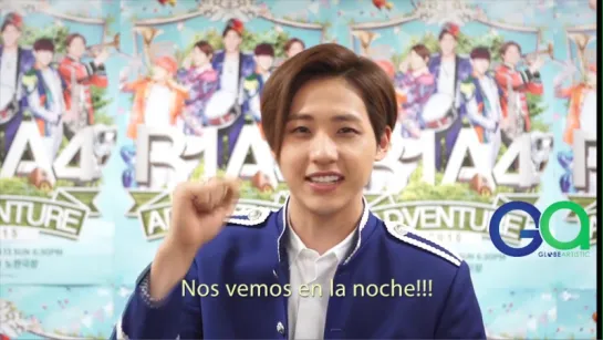 [GREETINGS][151111] CNU @ Special Message to BANAs for B1A4 ADVENTURE 2015 in Mexico