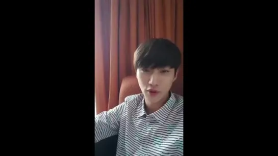 [OTHER][151111] Jinyoung @ Congratulatory Video For Event Winners - To Grecia