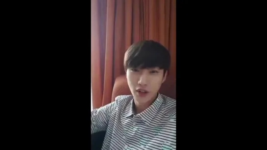 [OTHER][151111] Jinyoung @ Congratulatory Video For Event Winners - To Cassandra