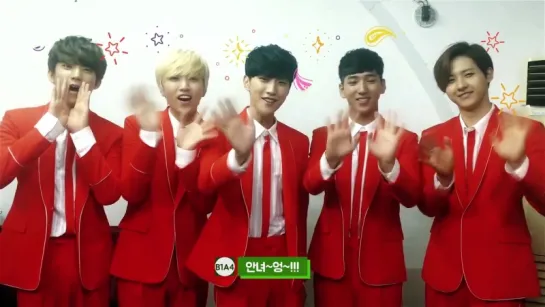 [OTHER][151002] B1A4 @ Tales Runner 10 Anniversary Congratulatory Message